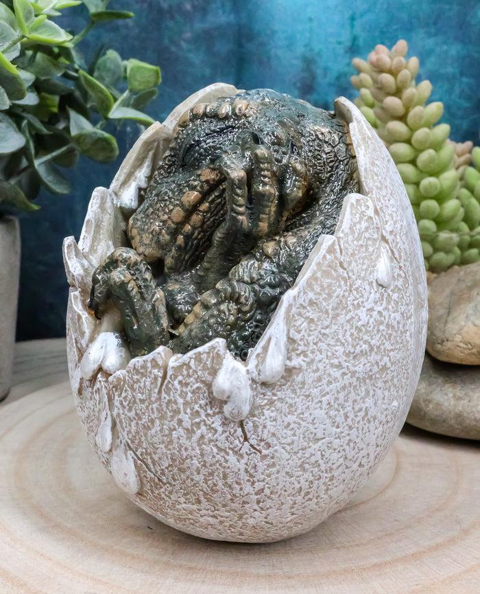 Jurassic Era Predator Tyrannosaurus Rex In Egg Dinosaur Figurine Collectible