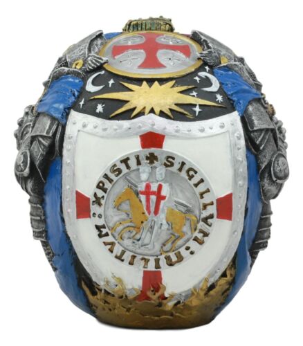Knights Of Templar Lambs To Lions Skull Statue Crusader Knights Solomon Skeleton