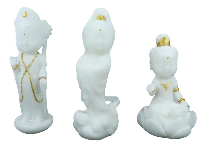 Kuan Yin Amitabha Seated And Standing Buddhas Feng Shui Zen Vastu Mini Figurines