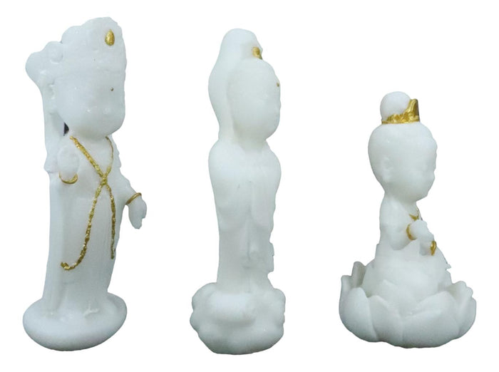 Kuan Yin Amitabha Seated And Standing Buddhas Feng Shui Zen Vastu Mini Figurines