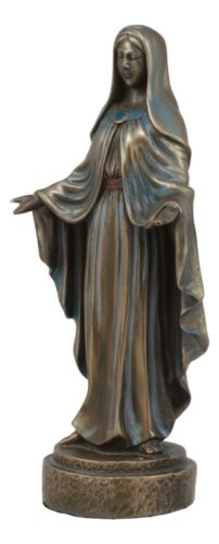 Lady Madonna Virgin Mary With Welcoming Arms Statue 7"Tall Mother Of Jesus