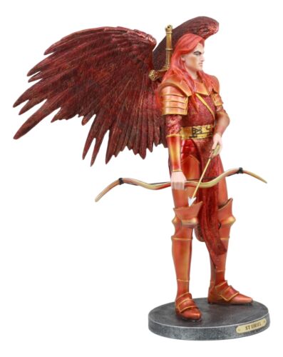 Large Archangel Saint Uriel With Bow And Arrow Statue Light Of God Catholic Art