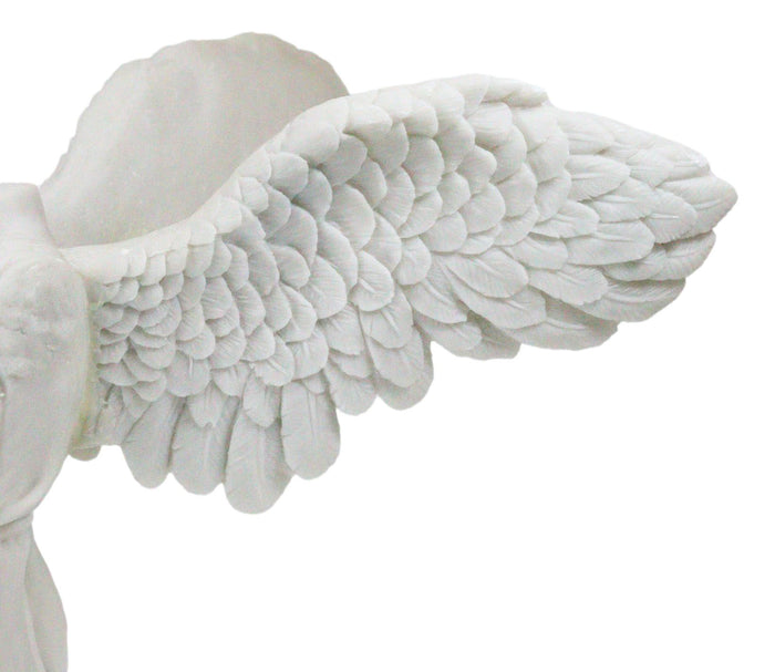 Large Classical Winged Victory Nike Of Samothrace Artifact Replica Statue 25.75"