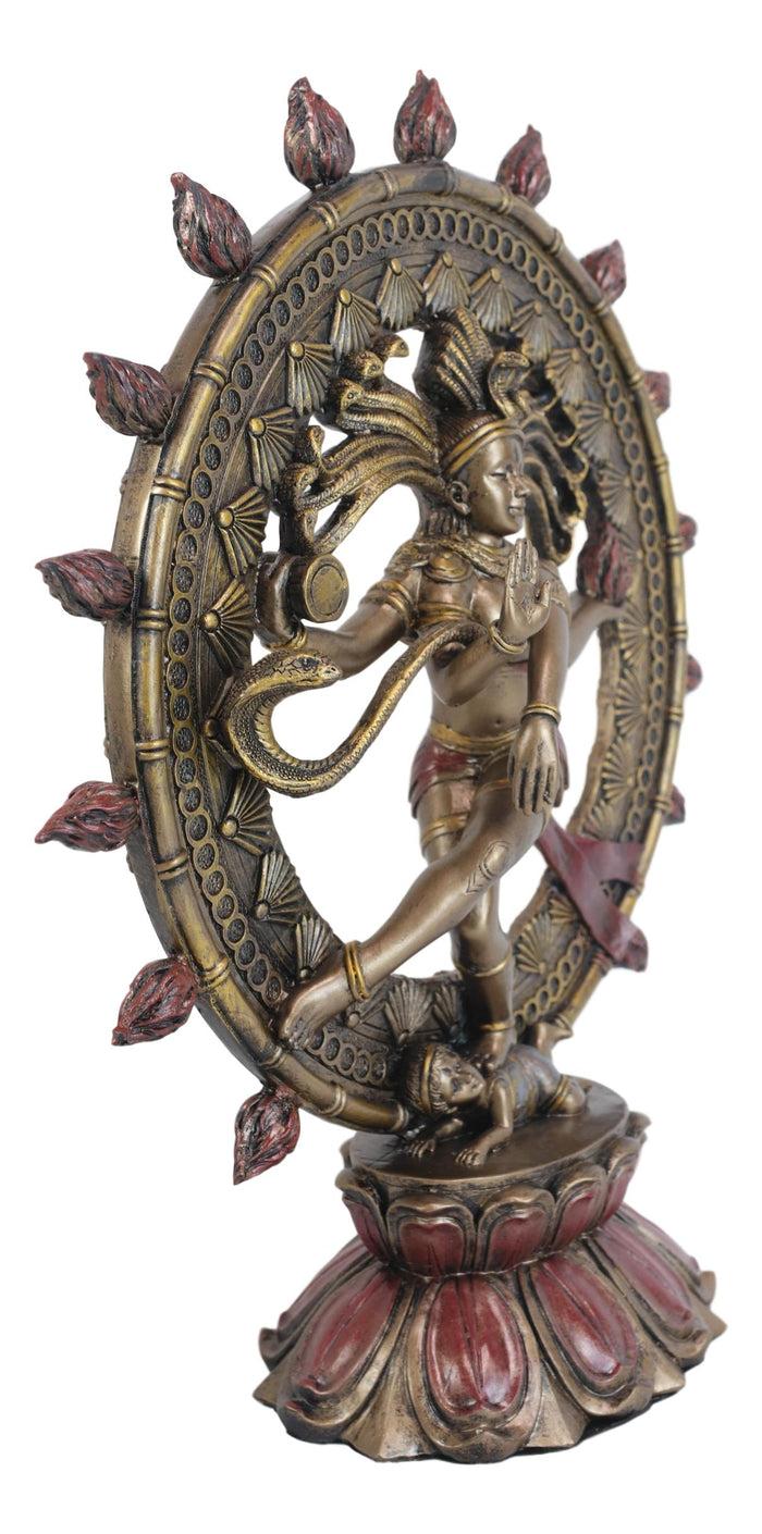Large Hindu Supreme God Shiva Nataraja Statue 15"H Cosmic Divine Dancer Tandava