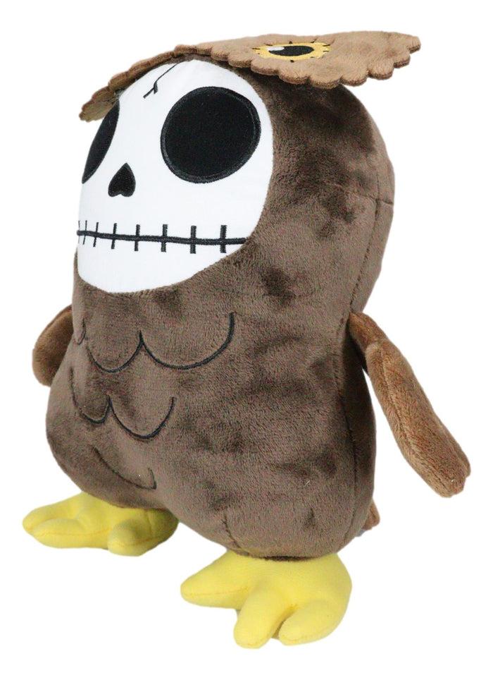 Larger Furry Bones Skeleton Hootie The Brown Owl Plush Doll Stuffed Collectible