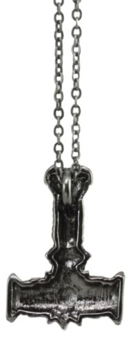 Legend Of Asgard Norse Mythology Mjolnir Thor Hammer Pendant Pewter Necklace