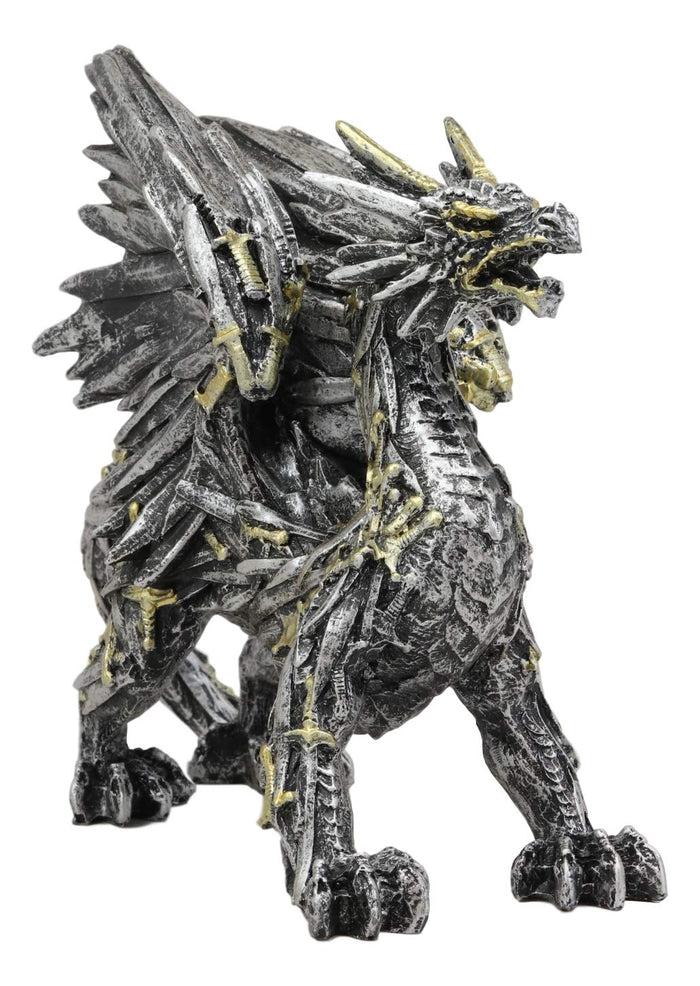 Legend Of The Swords Valyrian Blades Roaring Dragon Statue 8"L Dungeons Dragons