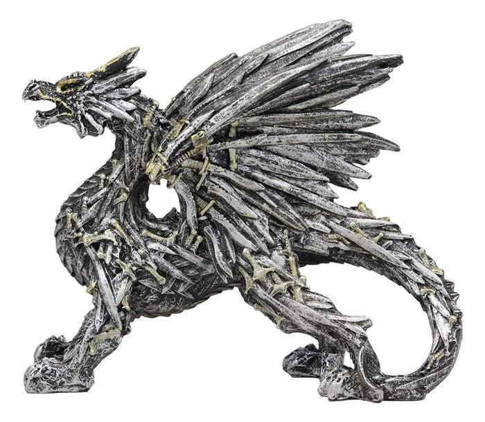 Legend Of The Swords Valyrian Blades Roaring Dragon Statue 8"L Dungeons Dragons