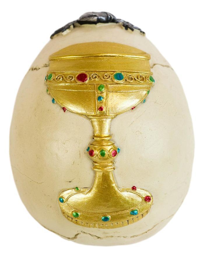 Legendary King Arthur Roundtable Knights Sir Percival Holy Grail Skull Statue
