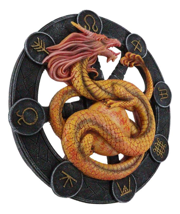 Litha Drake Summer Solstice Wheel Of The Year Sabbats Of The Dragon Wall Decor