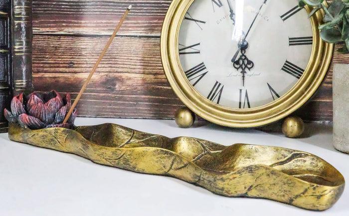 Lotus Flower Stick Incense Holder Burner Buddha Meditation Fengshui 10" Long Lotus Flower Stick Incense Holder Burner Buddha Meditation Fengshui 10" Long