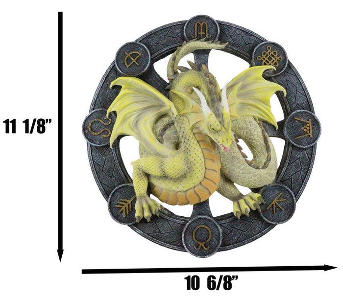 Mabon Drake Autumn Equinox Wheel Of The Year Sabbats Of The Dragon Wall Decor