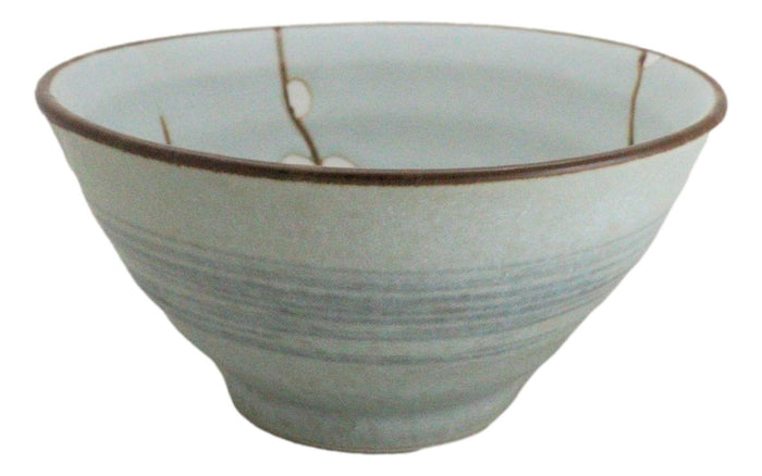 Made In Japan Ceramic Soushun Sakura Cherry Blossoms Rice Soup Bowls Set 12oz