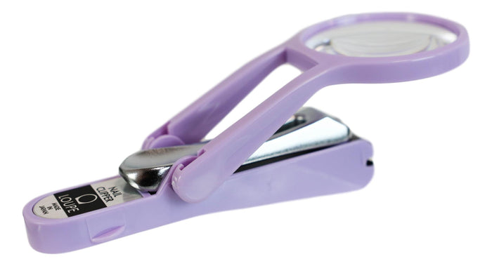 Made In Japan KAI Precision Blade Magnifying Glass Loupe & Stopper Nail Clipper