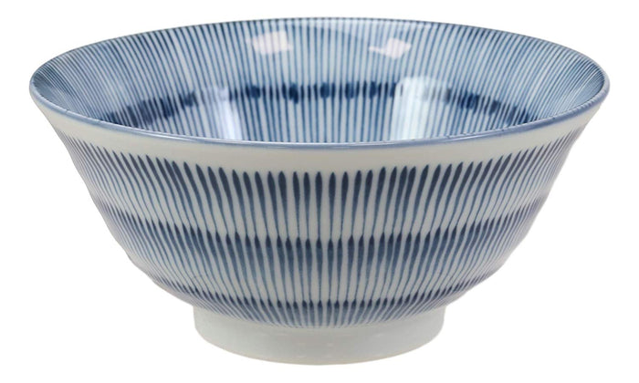 Made In Japan Seamless Stripes Soup Rice Pasta Salad Cereal Bowls 6"D 16oz Set 6