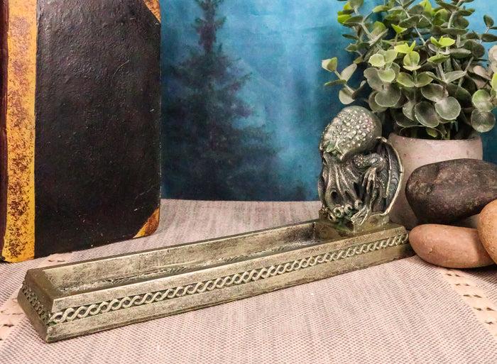 Marine Terror Call Of Cthulhu Skull Sea Monster Incense Burner Holder Figurine