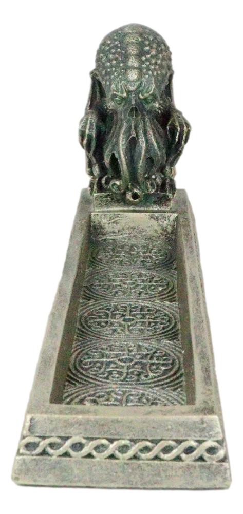 Marine Terror Call Of Cthulhu Skull Sea Monster Incense Burner Holder Figurine