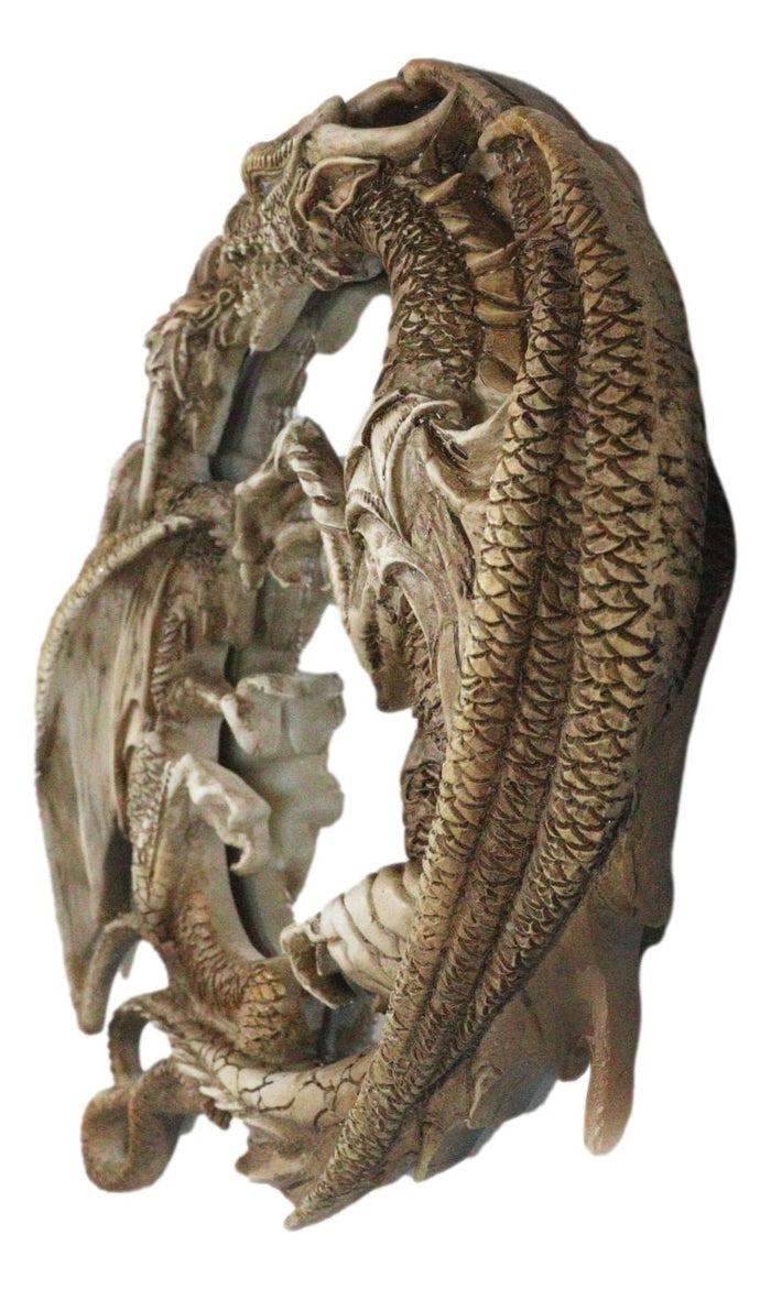Medieval Arthur Fantasy Morgan Theomachia Feud Of Dragon Gods Wall Mirror Plaque
