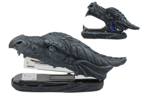 Medieval Smaug Fire Dragon Head Stapler And Staple Remover Office Desk Decors