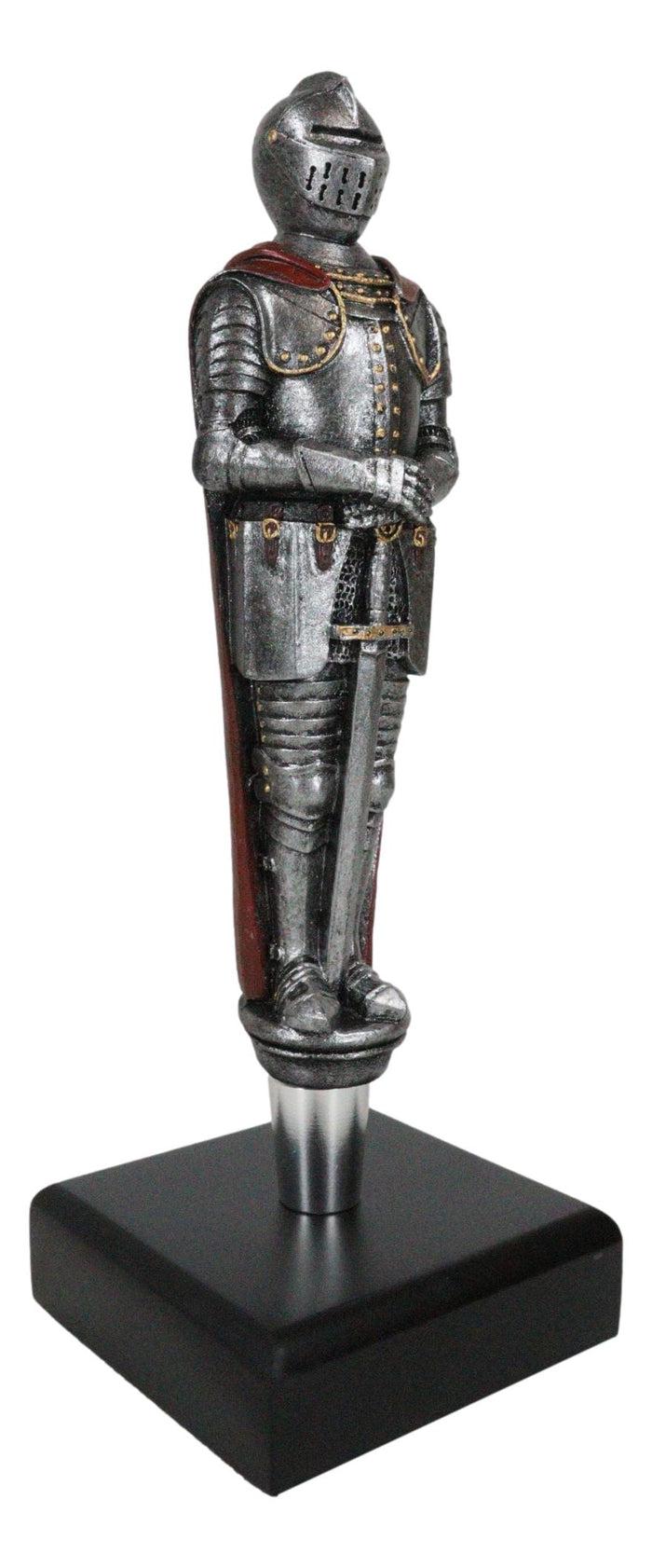 Medieval Suit Of Armor Kings Knight Swordsman Novelty Beer Tap Handle Figurine