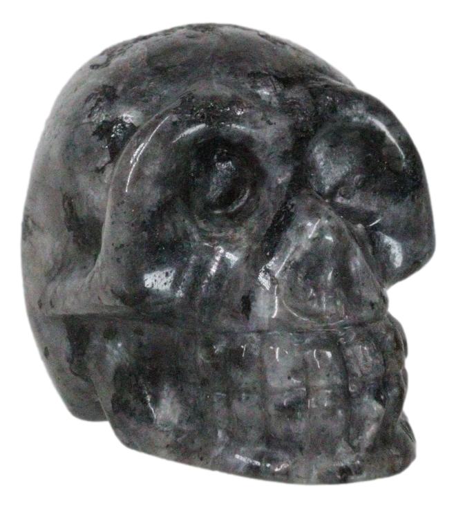 Metaphysical Healing Crystal Black Labradorite Gemstone Mini Skull Figurine Metaphysical Healing Crystal Black Labradorite Gemstone Mini Skull Figurine