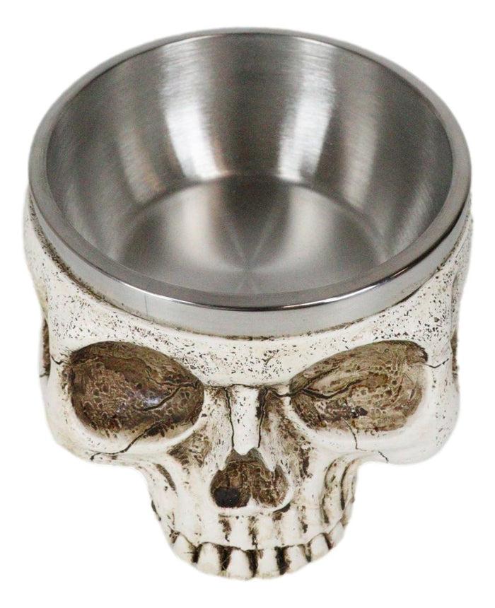 Metaphysical Positive Energy Wicca Spiritual Divinity Skull Smudge Smudging Bowl