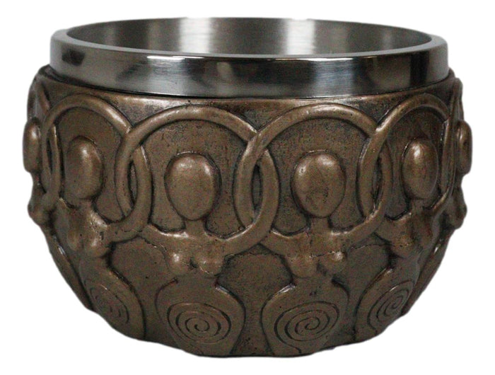 Metaphysical Wicca Spiritual Shaman Spiral Triple Goddess Smudge Smudging Bowl