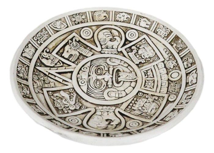 Mexica Aztec Maya Solar Xiuhpohualli And Tonalpohualli Calendar Incense Burner