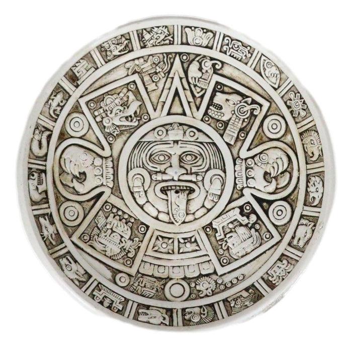 Mexica Aztec Maya Solar Xiuhpohualli And Tonalpohualli Calendar Incense Burner