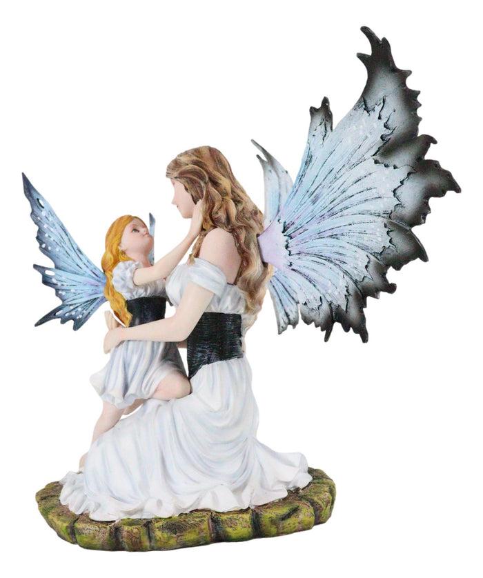 Motherhood Motherly Love And Affection Fairy Mother Embracing Daughter Figurine
