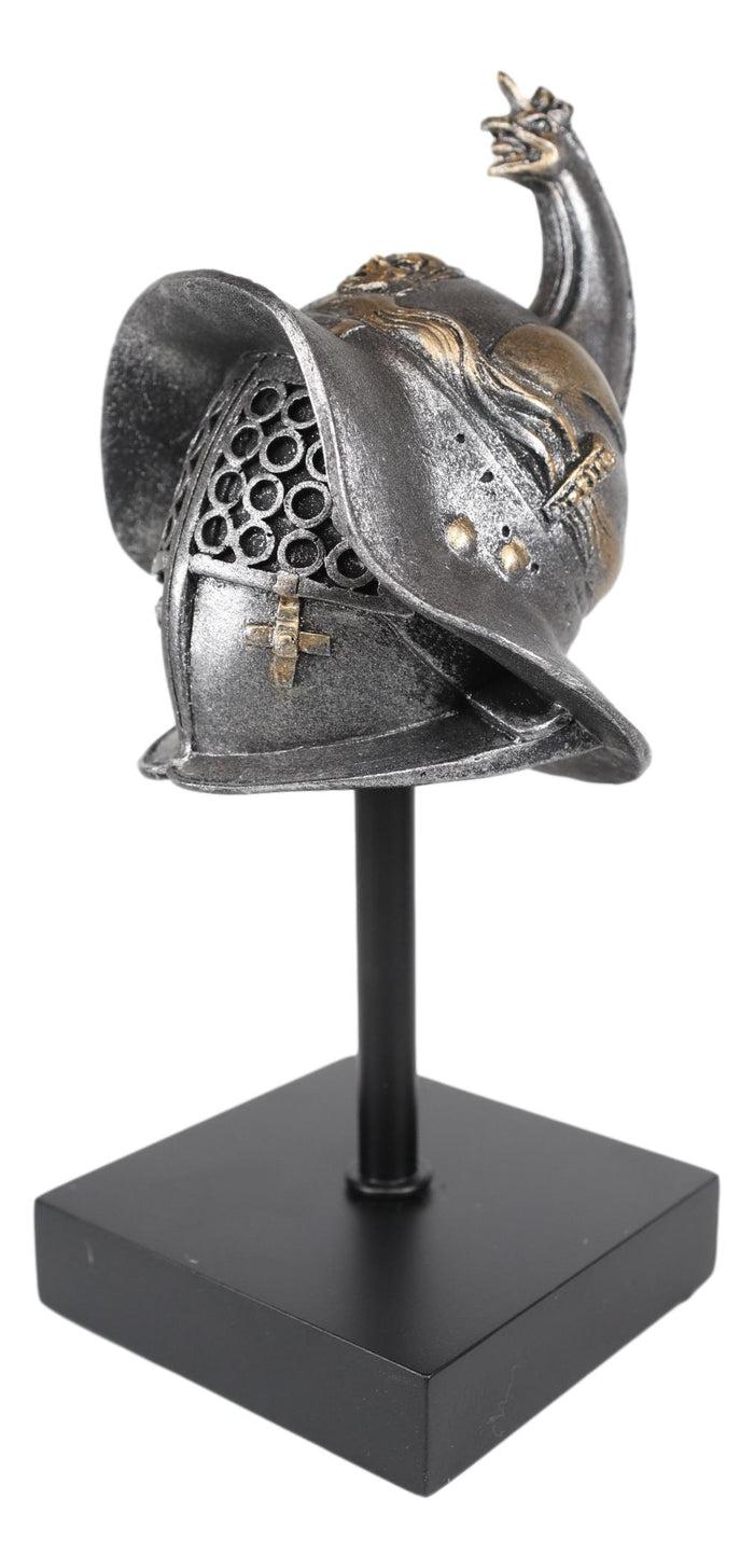 Museum Mount Thracian Gladiator Spartacus Helmet Helm With Face Guard Figurine