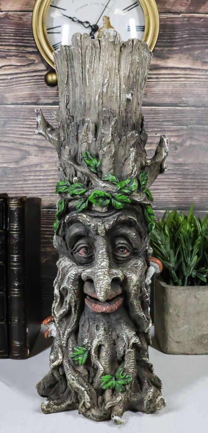 Mystery Forest Celtic Greenman Tree Man God Ent Stick Incense Burner Figurine