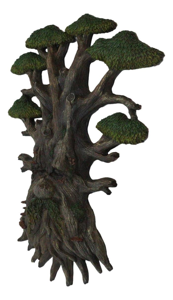 Nature Spirit God Celtic Greenman Tree Ent Canopy Hanging Wall Decor Plaque