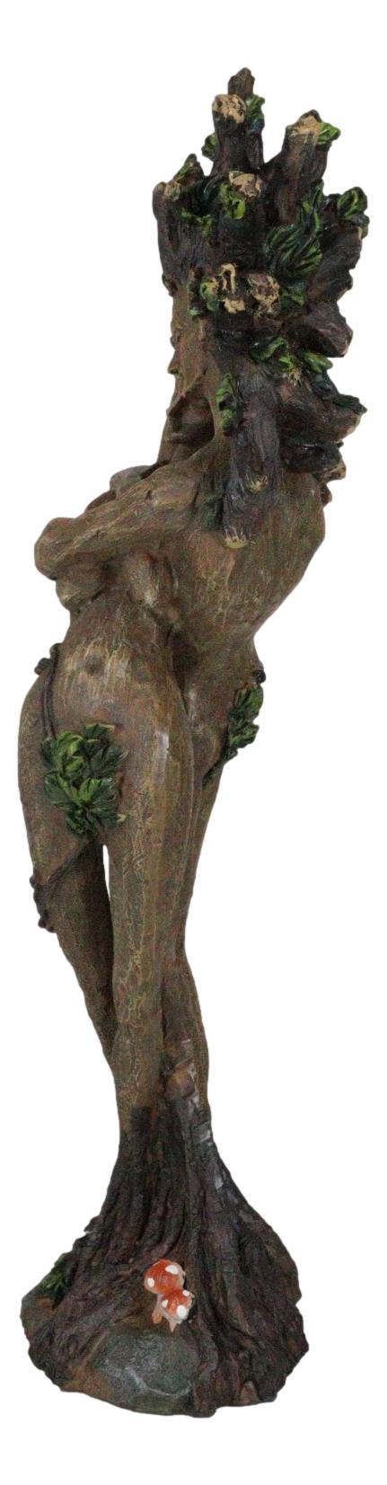 Nature Spirit Greenman And Tree Woman Gaia Dryad Ent Couple Embracing Figurine