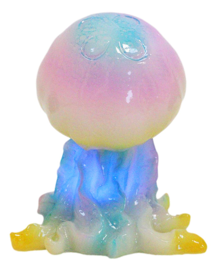 Nautical Colorful LED Glow Light Acrylic Resin Jellyfish Sea Jellies Figurine