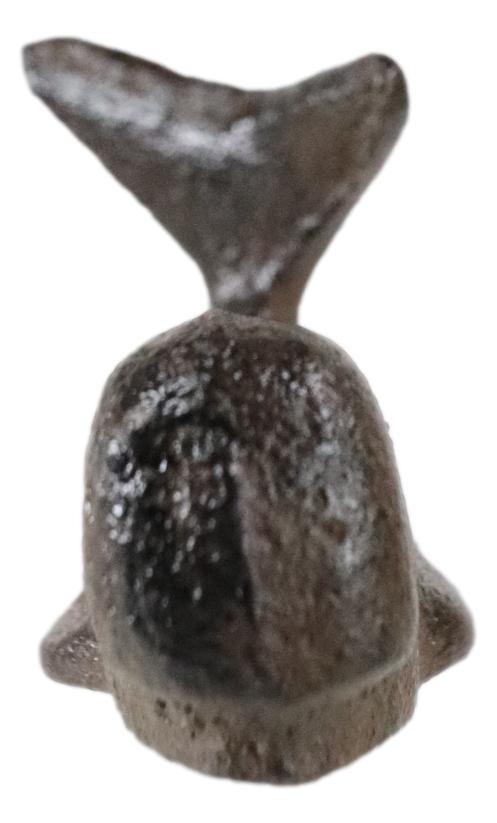 Nautical Marine Rustic Vintage Cast Iron Sperm Whale Decorative Figurine 3" L
