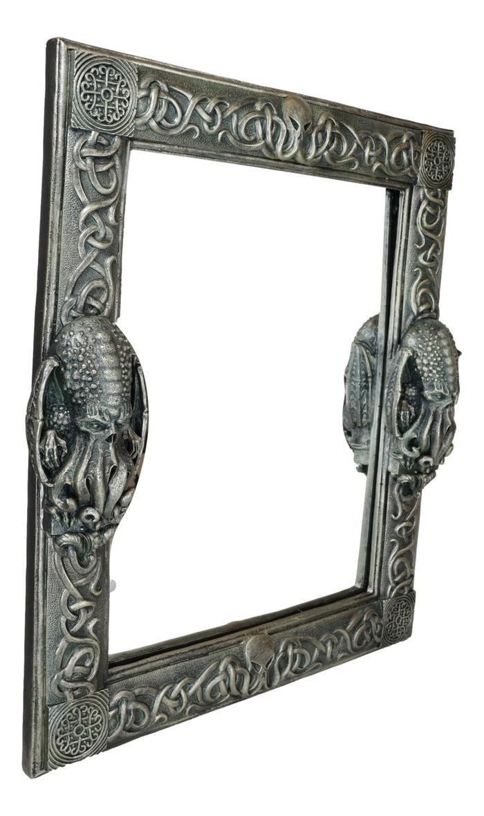 Nautical Sea Monster Kraken Cthulhu Octopus Tentacles Wall Mirror Plaque 18.75"H