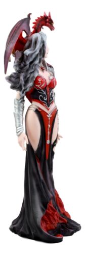 Nene Thomas Red Fire Dragon Witch Statue 12"H Queen Of Shadows Severeielle Decor
