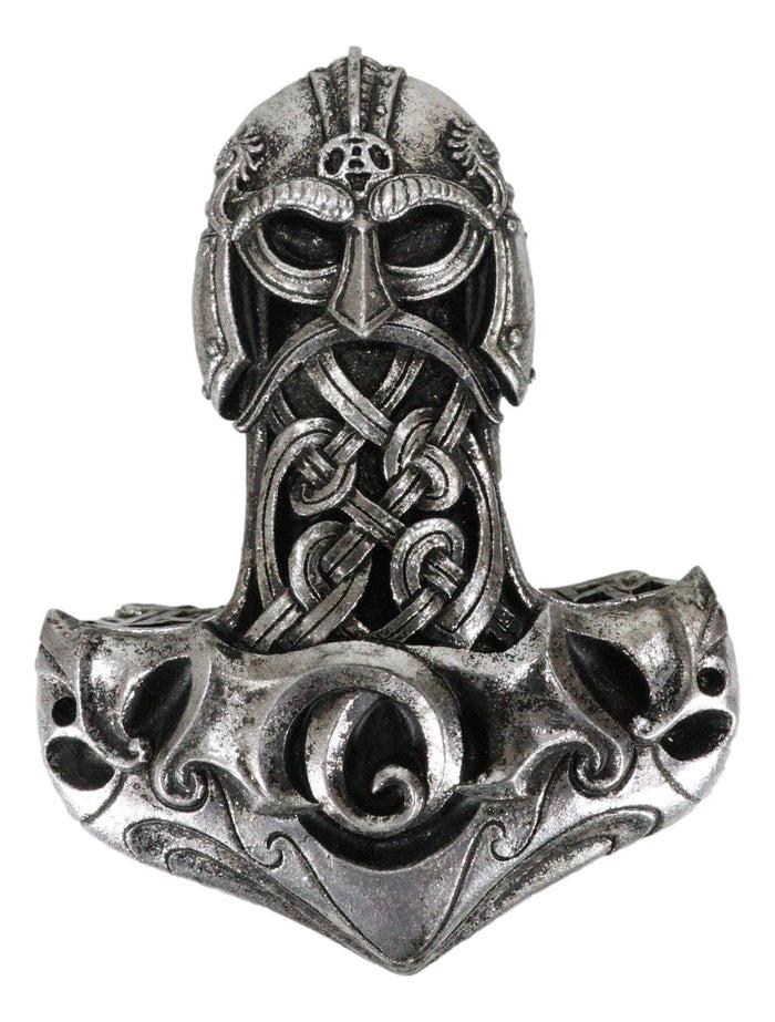 Norse Runes Coat Of Arms Heraldry Thor Hammer Mjolnir Decorative Jewelry Box