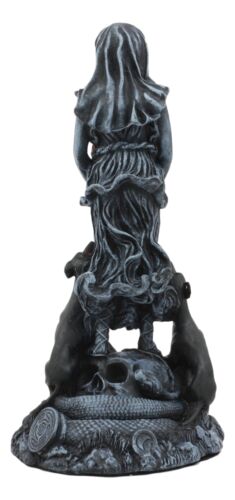 Oberon Zell Spiral Triple Goddess The Crone Hecate With She Dog Hounds Statue
