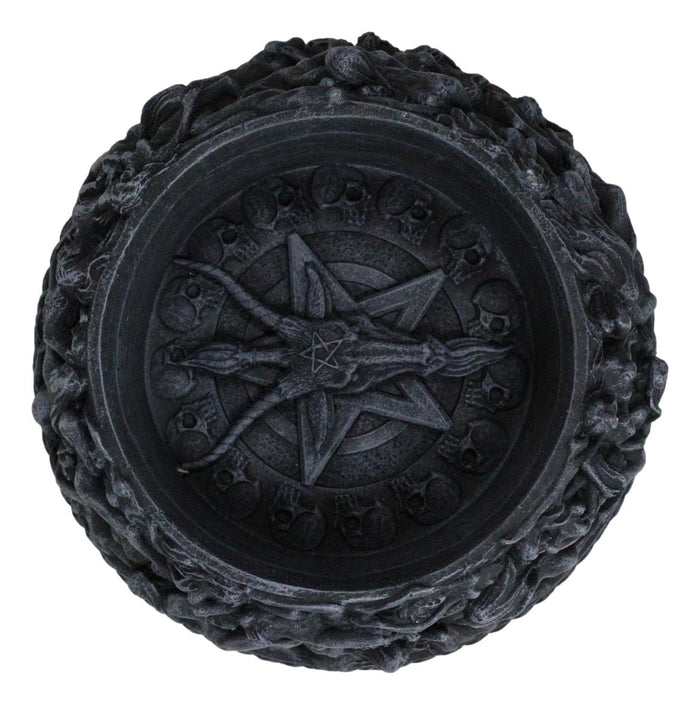 Occult Baphomet Sabbatic Goat Pentagram Erotica Base Stand For Crystal Ball