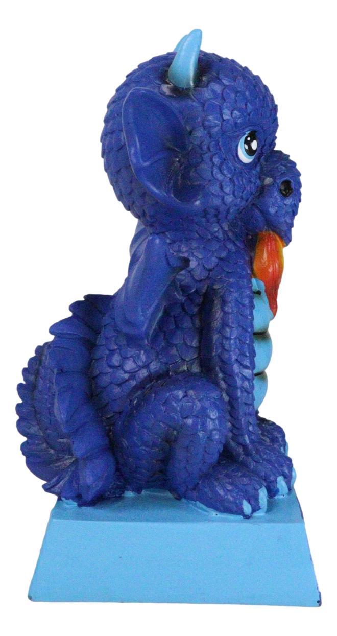 Ocean Blue Koan Cartoon Dragon Figurine Be Yourself Unless You Can Be A Dragon