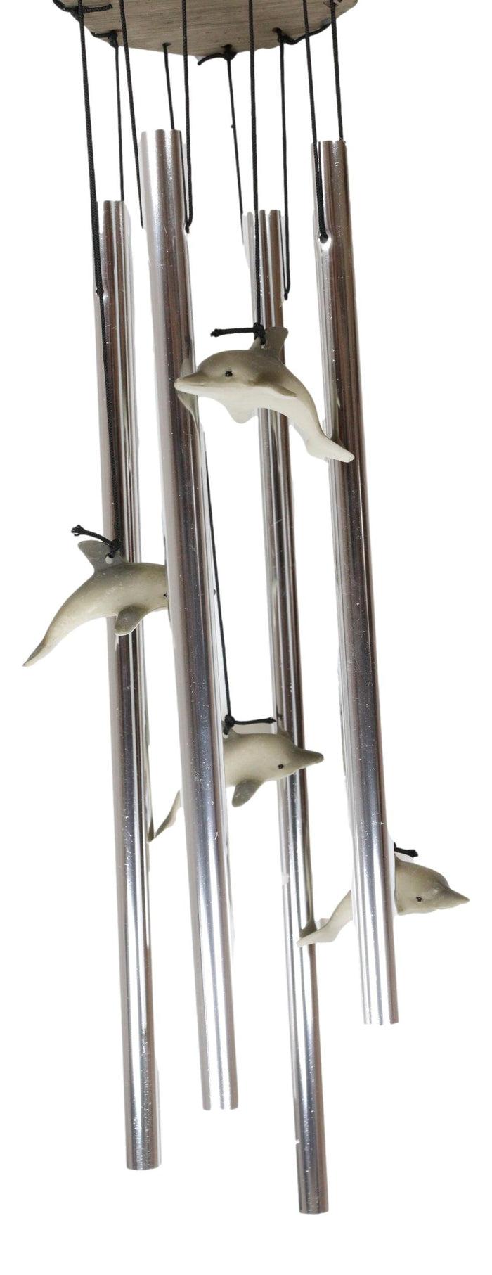 Ocean Sea Coral Marine Dolphin Family Decorative Wind Chime For Garden Patio