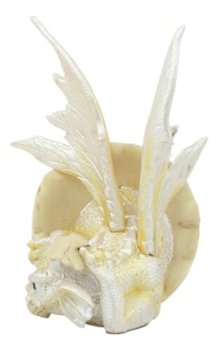 October Birthstone Dragon Egg Statue Opal Gem Birthday Dragon Hatchling Figurine