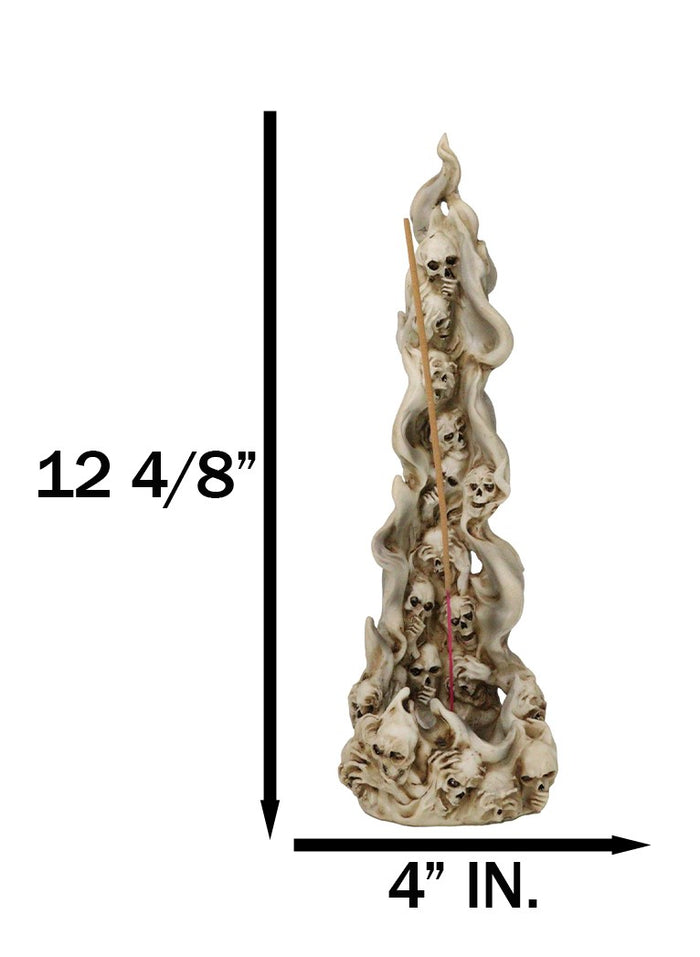 Ossuary Morphing Skulls Ghost Whispers Of Lost Souls Incense Burner Figurine