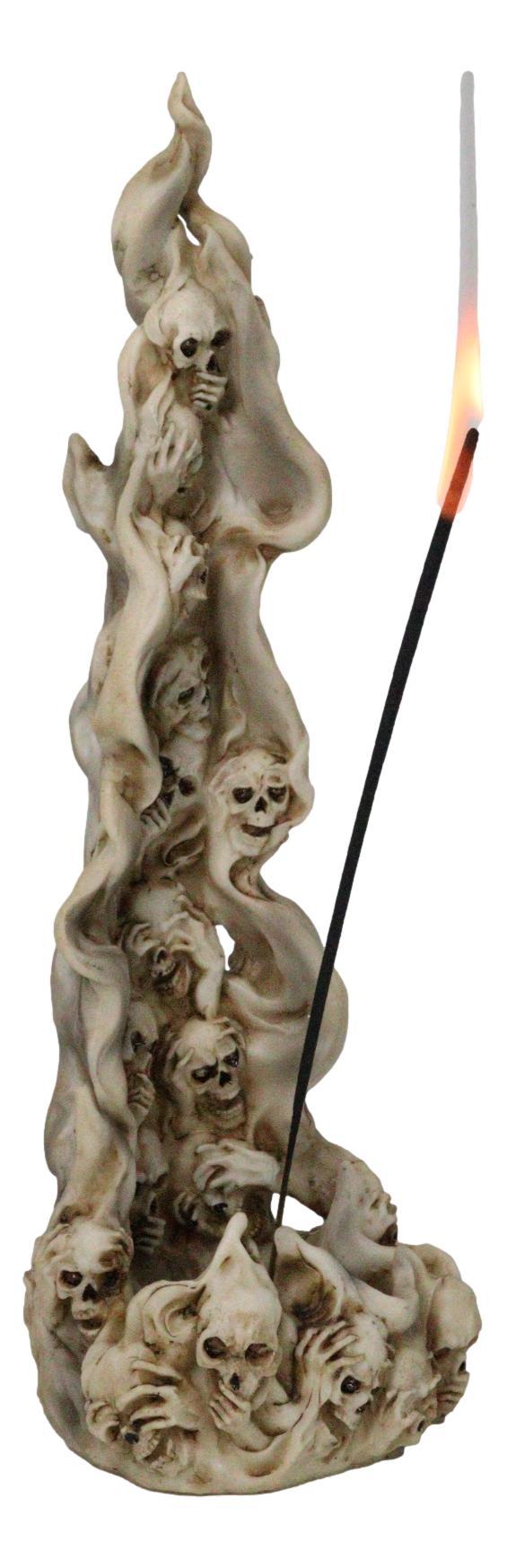 Ossuary Morphing Skulls Ghost Whispers Of Lost Souls Incense Burner Figurine