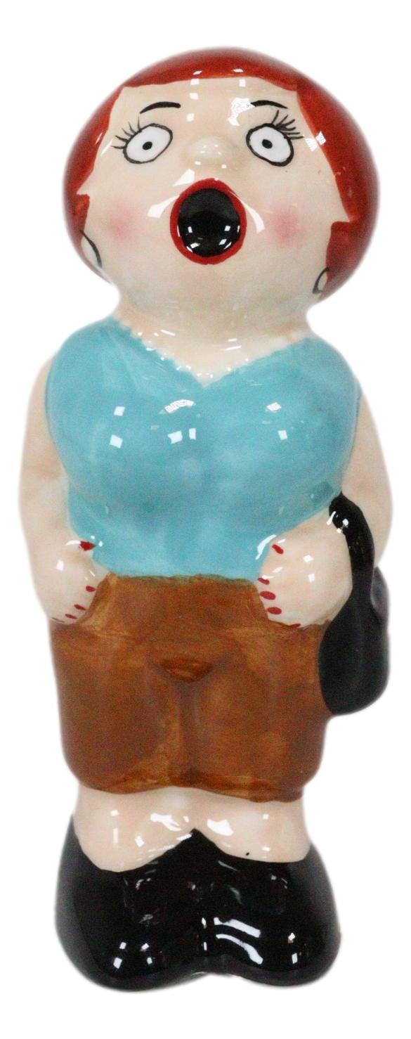 Ouch Lady And The Tramp Dog Kissing Magnetic Ceramic Salt Pepper Shakers Set