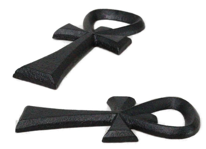 Pack Of 2 Cast Iron Black Egyptian Hieroglyph Ankh Key Hand Bottle Openers Pack Of 2 Cast Iron Black Egyptian Hieroglyph Ankh Key Hand Bottle Openers