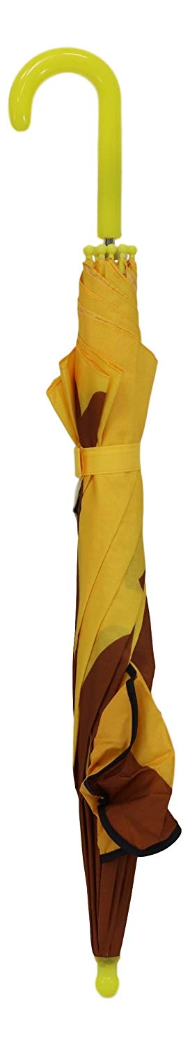 Pack Of 2 Children Kids Animated 3D Pop Up Yellow Safari Lion Umbrella 33"Dia