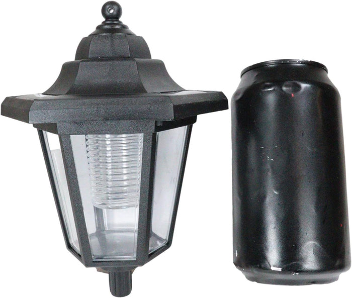 PACK OF 2 Plastic Solar LED Lantern Decorative Replacement For Garden Light Statues